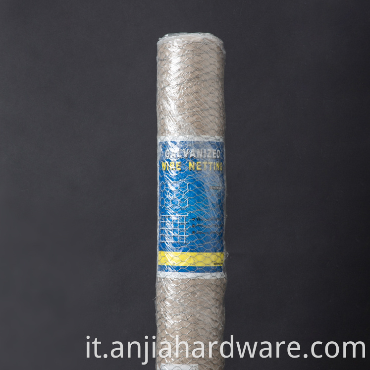 package of hex. wire mesh